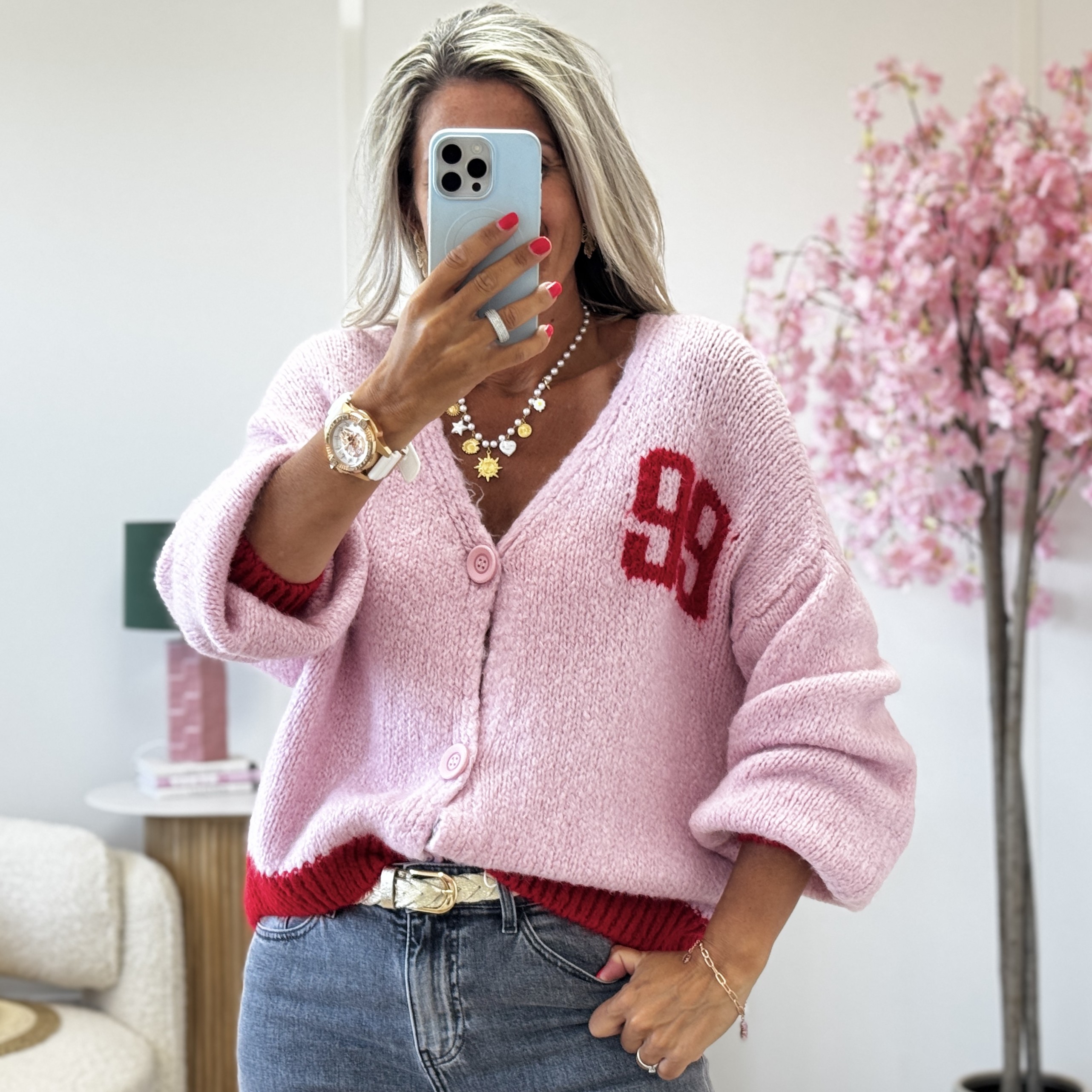 Gilet 99 rose
