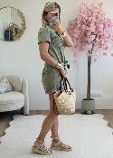 Combi short Lena kaki