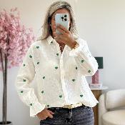 Chemise Wayne vert
