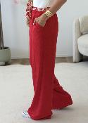Pantalon Paula rouge