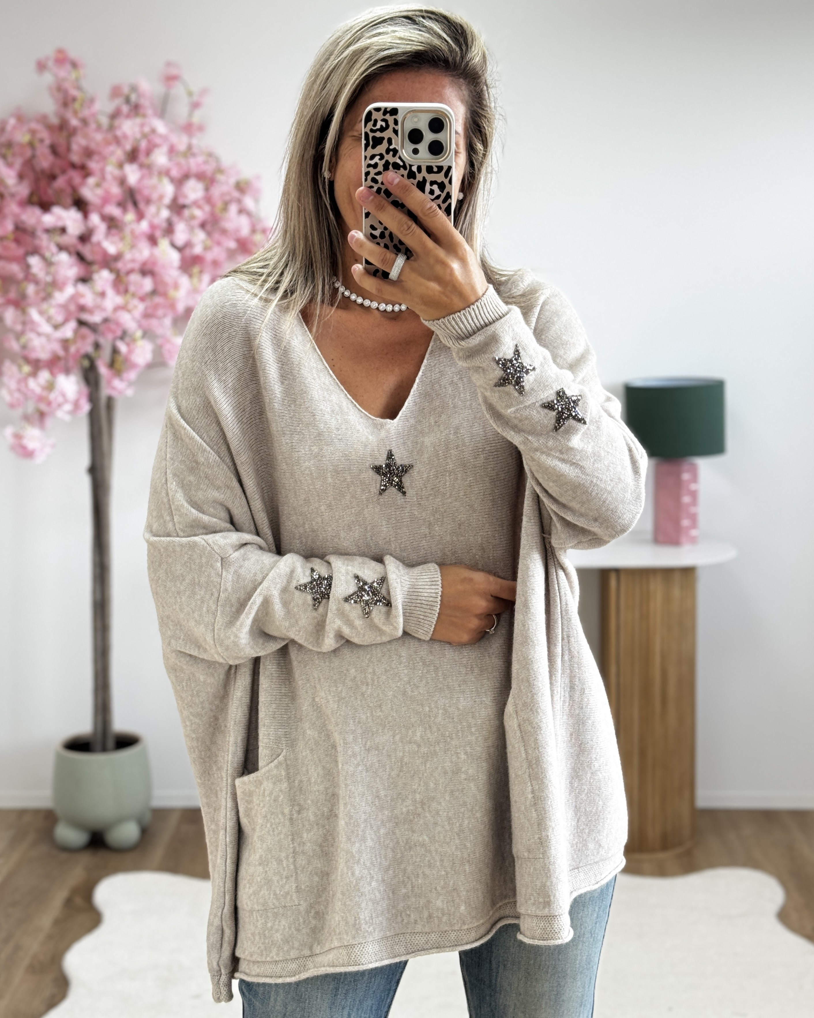 Pull Lison beige