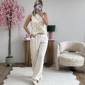 Pantalon Vicky beige