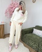 Pantalon Jogg ecru