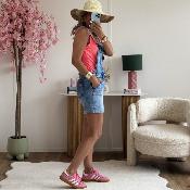 Salopette en jeans Maureen