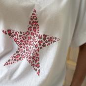 Tee shirt Lou gris rose