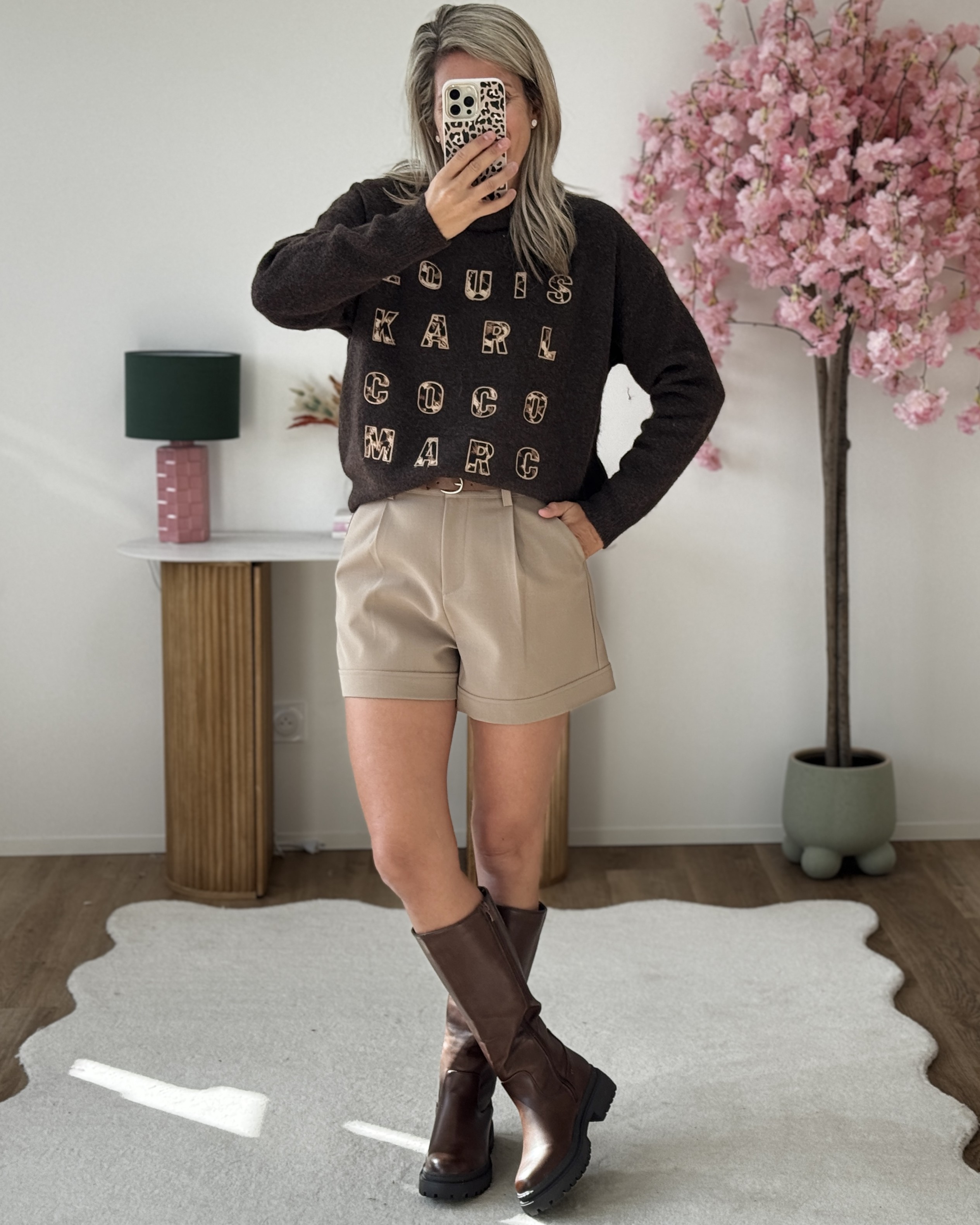 Short Cleo beige