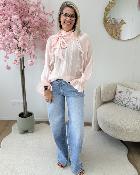 Blouse Cruz rose