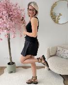 Jupe short Mona noire