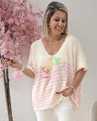 Pull Zelie rose