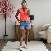 Gilet Jules corail
