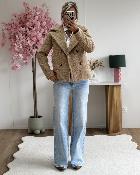 Manteau Basile camel