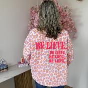 Veste Believe rose