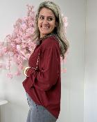 Chemise Nadia bordeaux