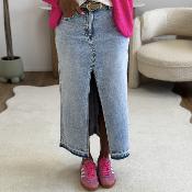 Jupe Alizee bleu jeans