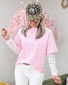 Tee shirt Danaé rose