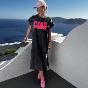 Robe tee shirt Ciao grise