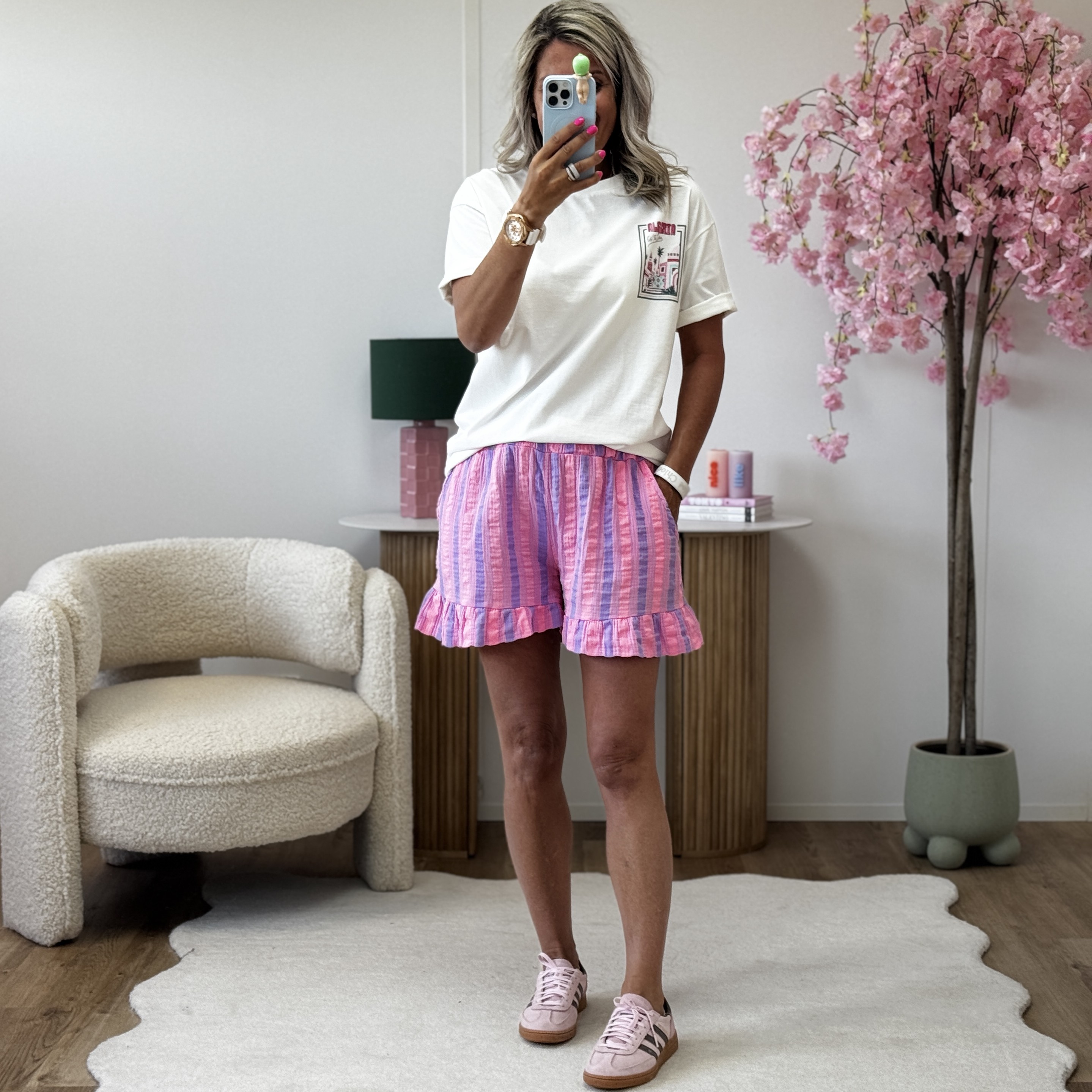 Short Spencer rose mauve