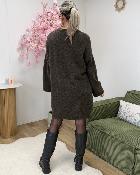 Robe pull Kenza choco