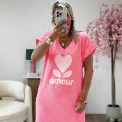 Robe Claire corail