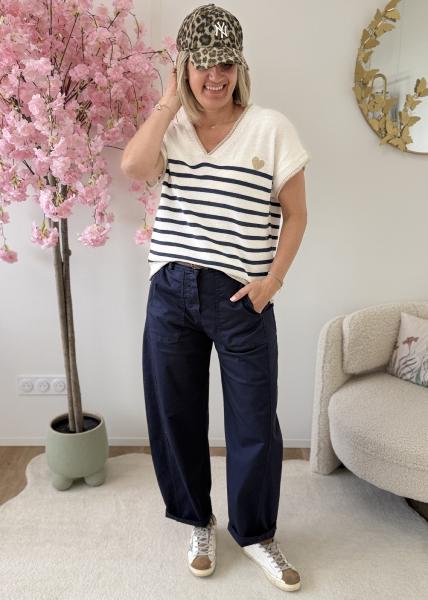 Pantalon Imani marine