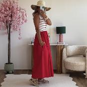 Robe 2 en 1 rouge