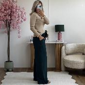 Pantalon Paula vert canard