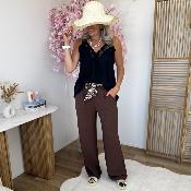 Pantalon Paula chocolat