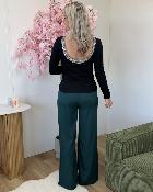Pantalon glitter vert