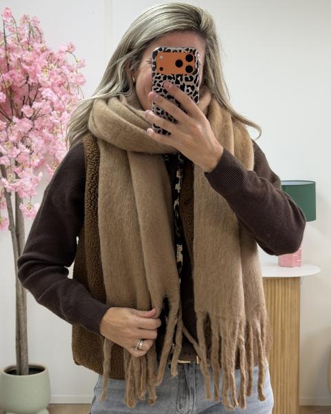 Echarpe camel