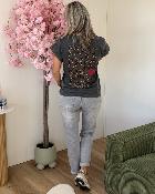 Tee shirt Amor gris