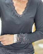 Sous pull dentelle noir