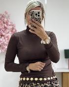 Sous-pull chocolat