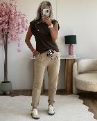 Panta jogg beige