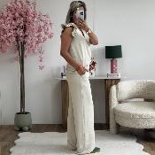 Pantalon Paula beige