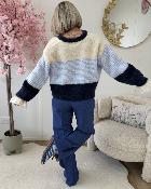 Pantalon à pince bleu jeans