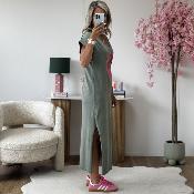 Robe Vintage rock kaki