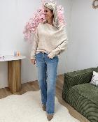 Pull chauve souris taupe