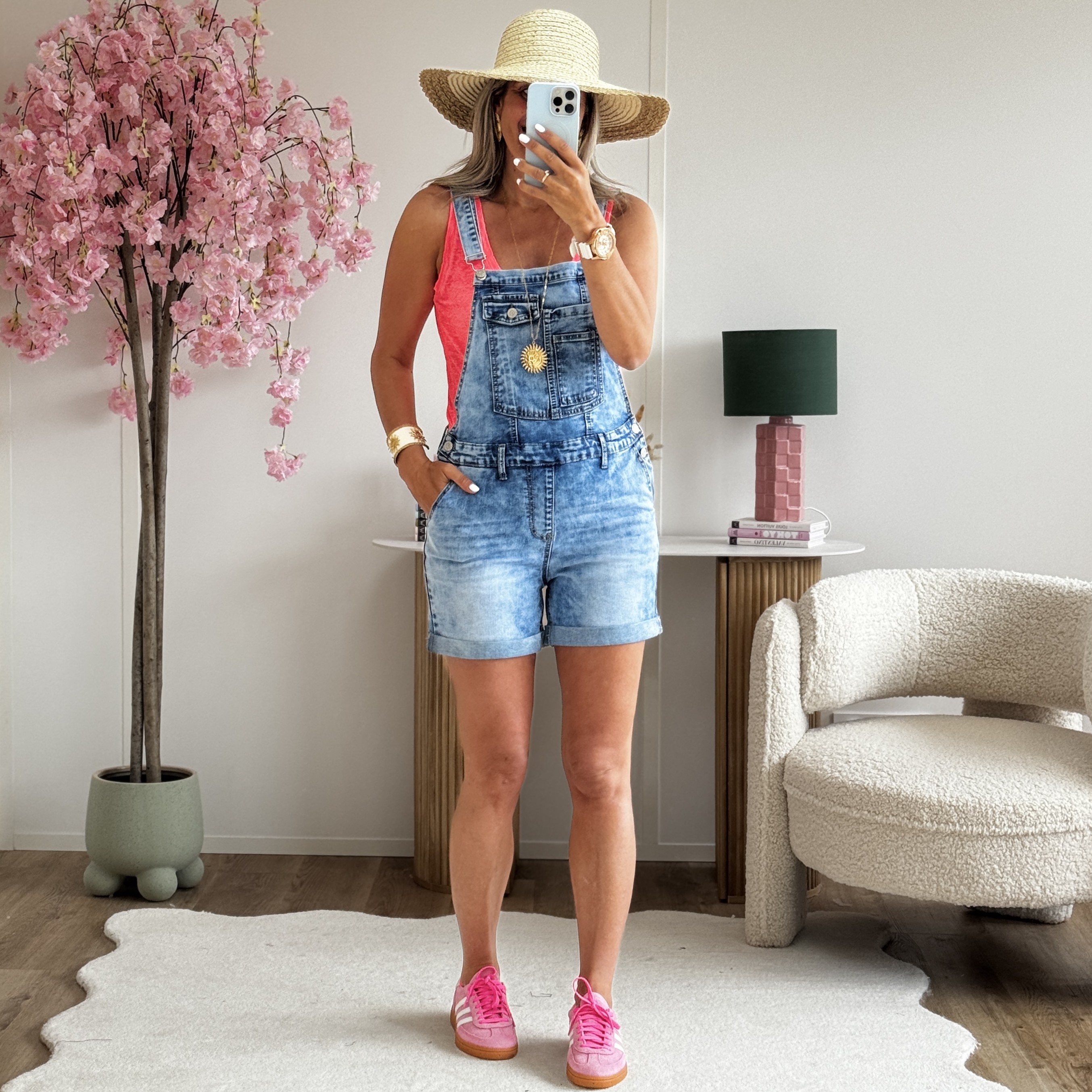 Salopette en jeans Maureen