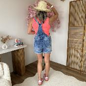 Salopette en jeans Maureen