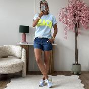 Tee shirt Beach ciel