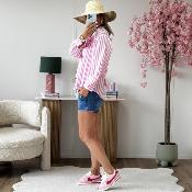 Chemise Love rose