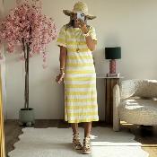 Robe mariniere jaune