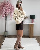 Short Cleo marron