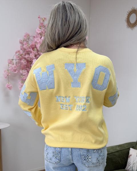 Pull Donna jaune