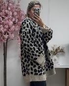 Pull Adele noir beige
