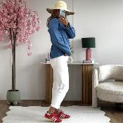 Chemise coeurs rouges
