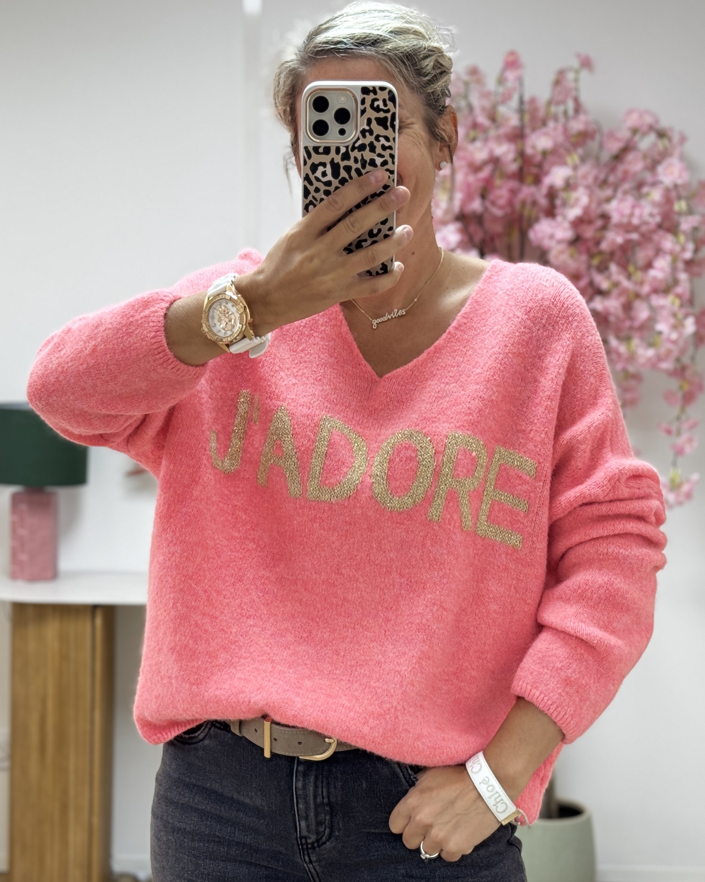 Pull J adore corail