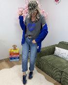 Tee shirt Leslie bleu