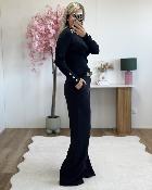 Pantalon à pince noir