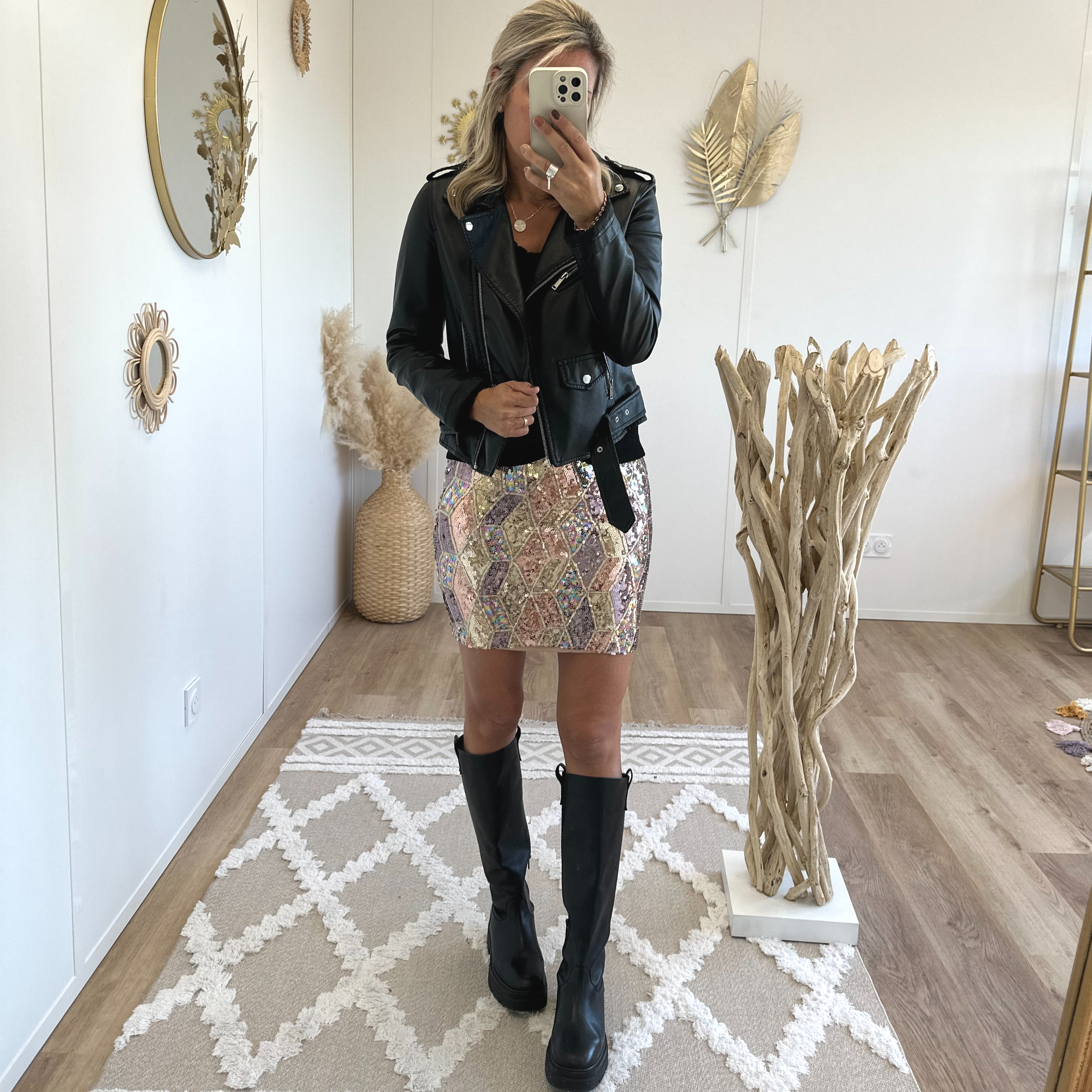 Jupe sequins